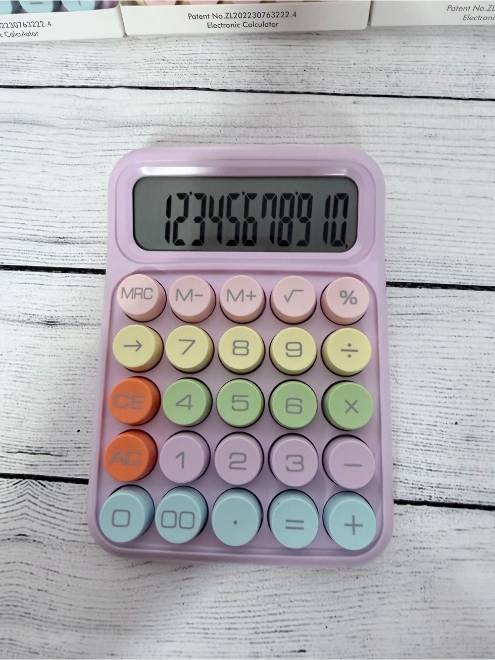💛Calculator with Multicolor Buttons💜🩵 - Picture 3 of 12